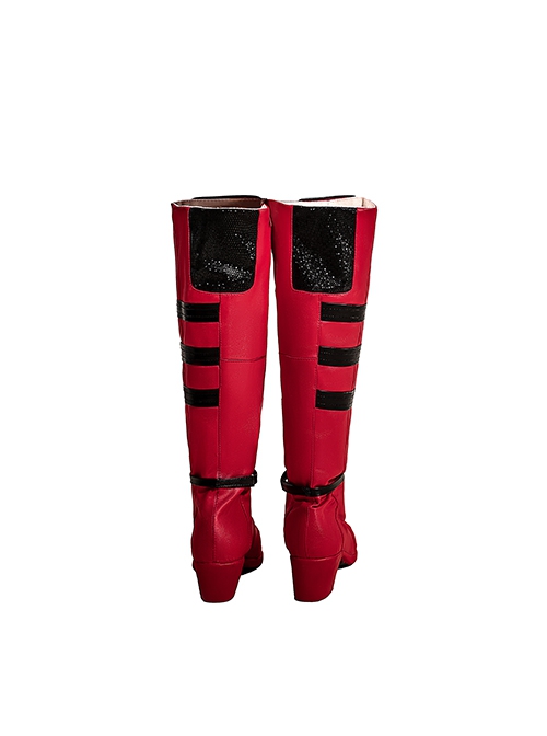 Deadpool & Wolverine Halloween Cosplay Female Deadpool Bodysuit Accessories Shoes And Helmet