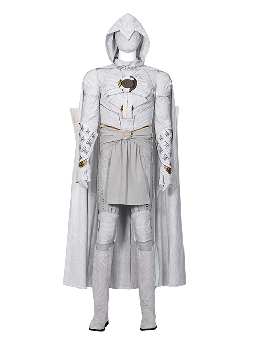 TV Drama Moon Knight Halloween Cosplay Marc Spector Battle Suit Accessories Gray Boots