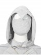 TV Drama Moon Knight Halloween Cosplay Marc Spector Battle Suit Accessories Gray Headcover