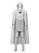 TV Drama Moon Knight Halloween Cosplay Marc Spector Battle Suit Costume Gray Top