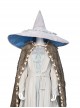 Game Elden Ring Halloween Cosplay The Snow Witch Ranni Accessories Witch Hat