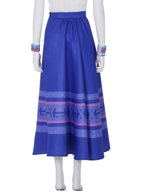 Animated Movie Encanto Halloween Cosplay Luisa Costume Long Skirt