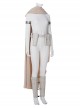 Game Star Wars Halloween Cosplay Padme Amidala Queen White Battle Suit Costume Set