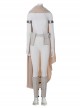 Game Star Wars Halloween Cosplay Padme Amidala Queen White Battle Suit Costume White Top