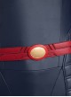 DC Comics New Superman Battle Suit Halloween Cosplay Superman Accessories Red Belt