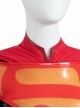 DC Comics New Superman Battle Suit Halloween Cosplay Superman Costume Red Cloak