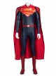 DC Comics New Superman Battle Suit Halloween Cosplay Superman Costume Red Cloak