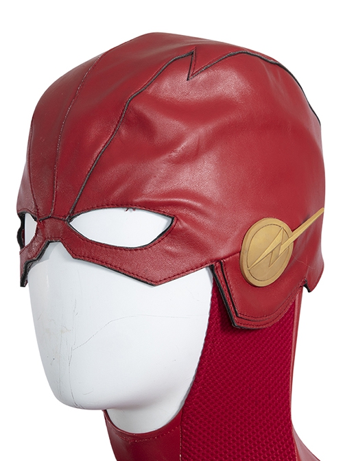 The Flash Season 8 Halloween Cosplay Barry Allen Golden Battle Boots Version Accessories Red Hat