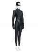 The Batman 2022 Halloween Cosplay Catwoman Selina Kyle Black Battle Suit Costume Set