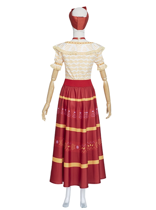 Anime Movie Encanto Halloween Cosplay Dolores Madrigal Costume Set