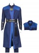 Doctor Strange In The Multiverse Of Madness Halloween Cosplay Stephen Strange Costume Blue Outerwear