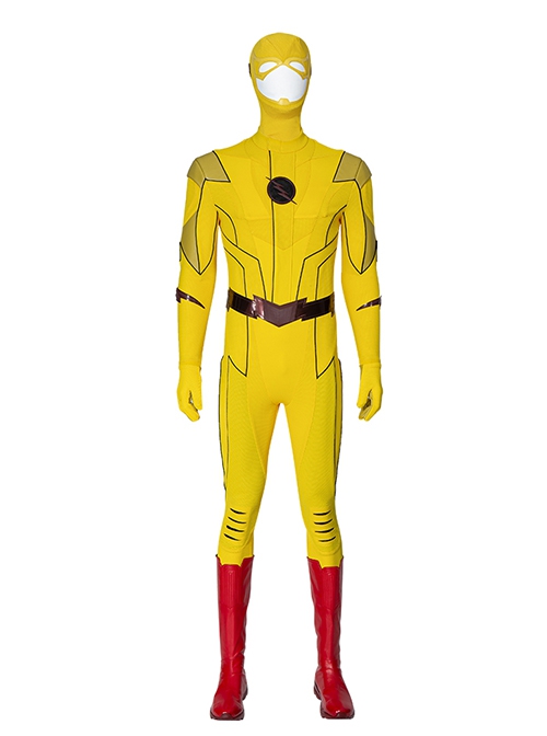 The Flash Season 8 Halloween Cosplay Reverse-Flash Second Version Accessories Red Boots