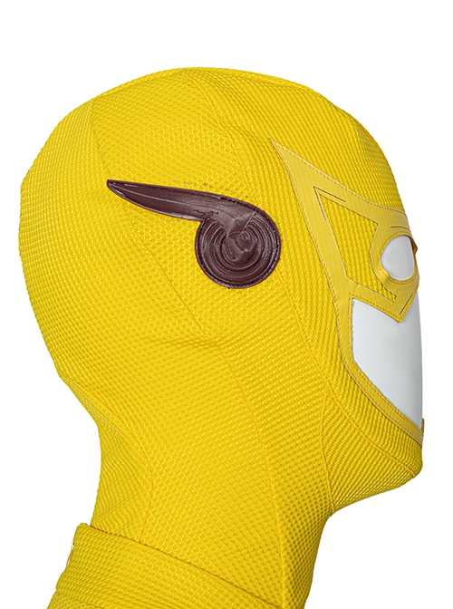 The Flash Season 8 Halloween Cosplay Reverse-Flash Second Version Accessories Yellow Headcover