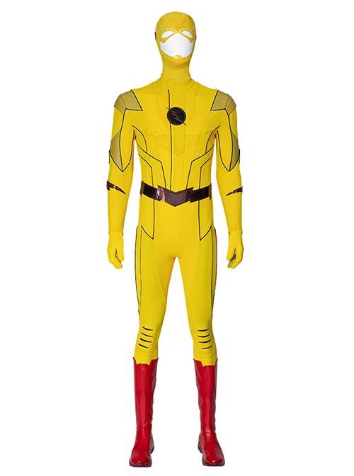 The Flash Season 8 Halloween Cosplay Reverse-Flash Second Version Accessories Yellow Gloves