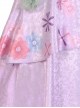 Anime Movie Encanto Halloween Cosplay Isabela Costume Long Purple Princess Dress