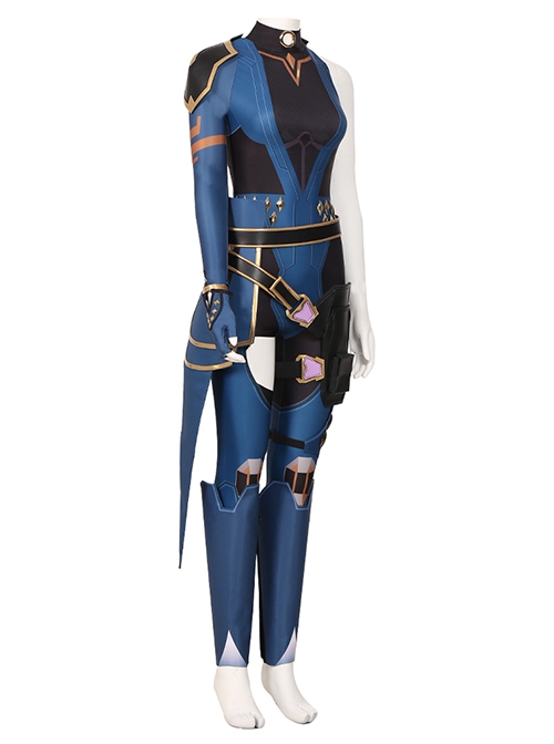 Valorant Duelist Halloween Cosplay Reyna Game Costume Set