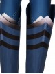 Game Valorant Duelist Halloween Cosplay Reyna Accessories Black Thigh Guard And Blue Calf Guards