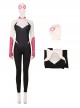 Spider-Man Across The Spider-Verse Female Spider-Man Halloween Cosplay Gwen Stacy Costume Bodysuit And Head Cover