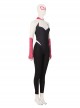 Spider-Man Across The Spider-Verse Female Spider-Man Halloween Cosplay Gwen Stacy Costume Bodysuit And Head Cover