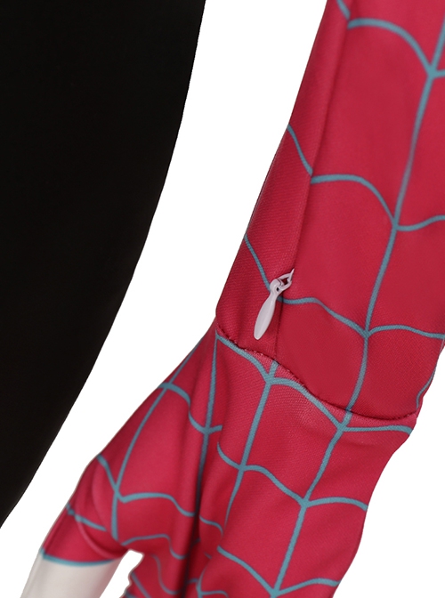 Spider-Man Across The Spider-Verse Female Spider-Man Halloween Cosplay Gwen Stacy Costume Bodysuit And Head Cover