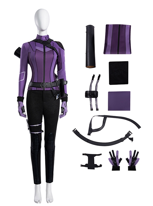 Hawkeye Female Version Hawkeye Halloween Cosplay Kate Bishop Costume New Version Set