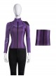 Hawkeye Female Version Hawkeye Halloween Cosplay Kate Bishop Costume New Version Purple Jacket