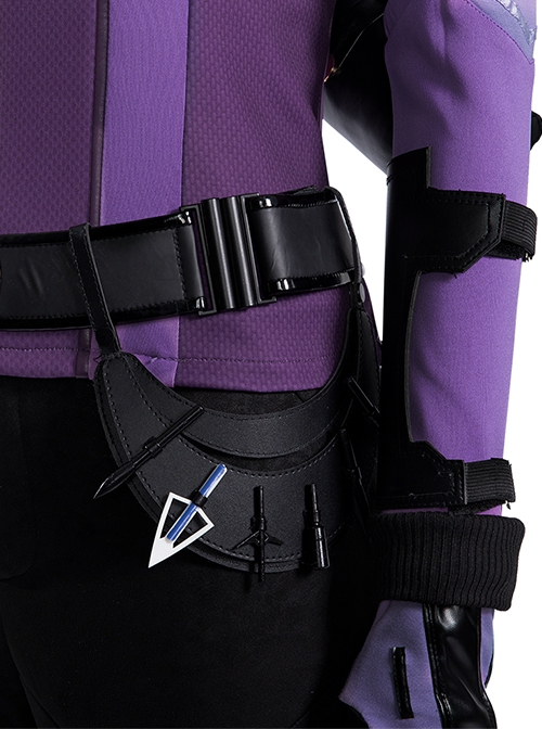 Hawkeye Female Version Hawkeye Halloween Cosplay Kate Bishop Accessories New Version Shoulder Straps Arm Guard Leg Guard Waist Belt Components