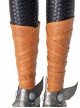 Thor Halloween Cosplay Female Thor Jane Foster Battle Suit Accessories Brown Mesh Leg Guards