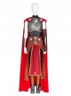 Thor Halloween Cosplay Female Thor Jane Foster Battle Suit Accessories Brown Mesh Leg Guards