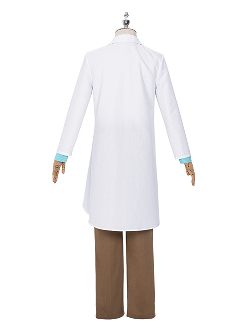 Rick And Morty Halloween Cosplay Rick White Outerwear Suit Costume Full Set