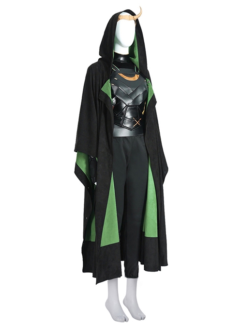 TV Drama Loki Halloween Cosplay Female Loki Sylvie Lushton Design 3 Costume Full Set Without Shoes