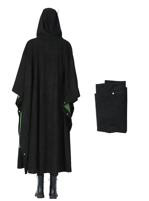 TV Drama Loki Halloween Cosplay Female Loki Sylvie Lushton Design 3 Costume Black Cloak