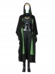 TV Drama Loki Halloween Cosplay Female Loki Sylvie Lushton Design 3 Costume Black Vest