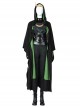 TV Drama Loki Halloween Cosplay Female Loki Sylvie Lushton Design 3 Costume Black Top