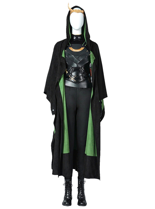 TV Drama Loki Halloween Cosplay Female Loki Sylvie Lushton Design 3 Costume Black Pants