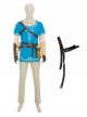 The Legend Of Zelda Halloween Cosplay Link Blue Champion's Tunic Suit Accessories Shoulder Strap