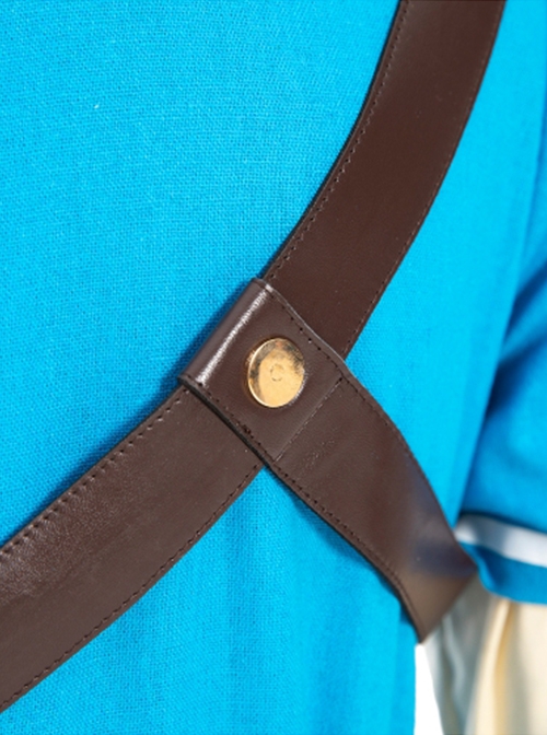 The Legend Of Zelda Halloween Cosplay Link Blue Champion's Tunic Suit Accessories Shoulder Strap