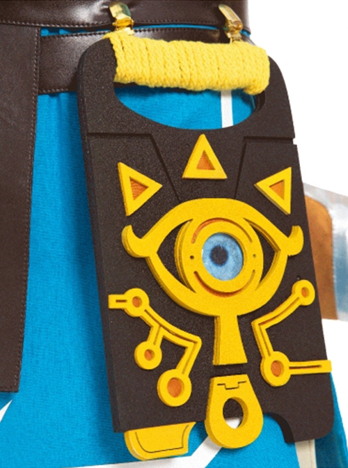 The Legend Of Zelda Halloween Cosplay Link Blue Champion's Tunic Suit Accessories Sheikah Slate Decoration