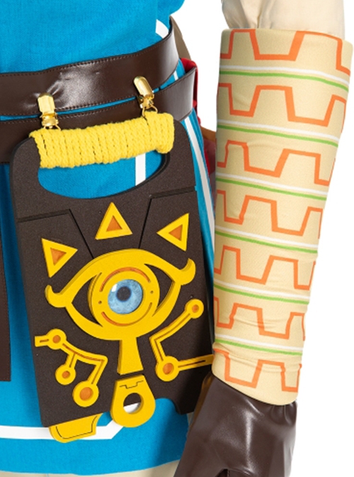 The Legend Of Zelda Halloween Cosplay Link Blue Champion's Tunic Suit Accessories Wrist Guards