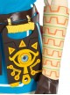 The Legend Of Zelda Halloween Cosplay Link Blue Champion's Tunic Suit Accessories Wrist Guards