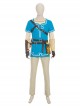 The Legend Of Zelda Halloween Cosplay Link Blue Champion's Tunic Suit Accessories Wrist Guards