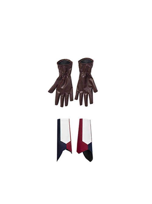 Marvel Animation What If Halloween Cosplay Captain Carter Peggy Carter Accessories Gloves And Wrist Guards