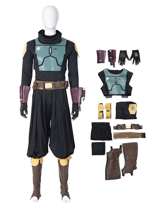 The Mandalorian Season 2 Halloween Cosplay Boba Fett Costume Set