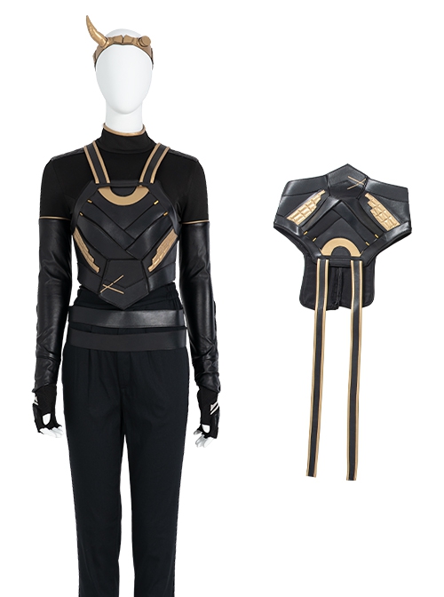 TV Drama Loki Halloween Cosplay Female Loki Sylvie Lushton Costume Vest Armor