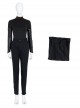 TV Drama Loki Halloween Cosplay Female Loki Sylvie Lushton Costume Black Trousers