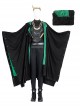 TV Drama Loki Halloween Cosplay Female Loki Sylvie Lushton Costume Black Cloak