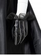 Cruella Halloween Cosplay Cruella Black-white Coat Suit Accessories Black Gloves