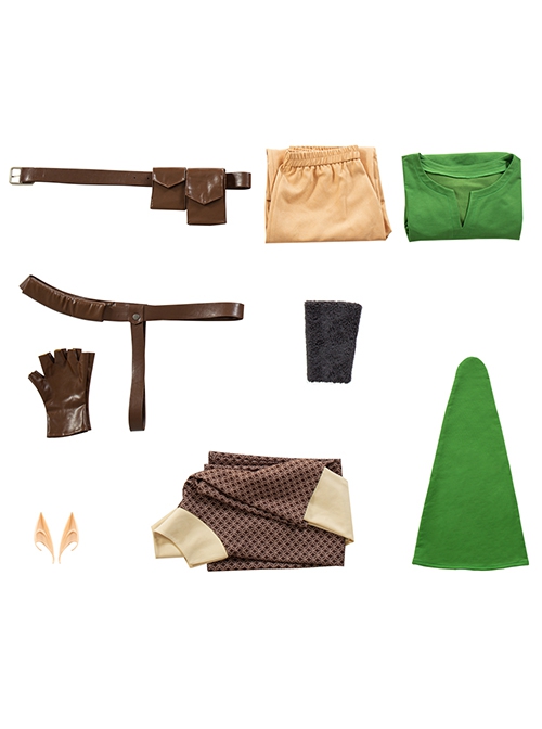 The Legend Of Zelda Skyward Sword Halloween Cosplay Link Costume Full Set Without Shoes