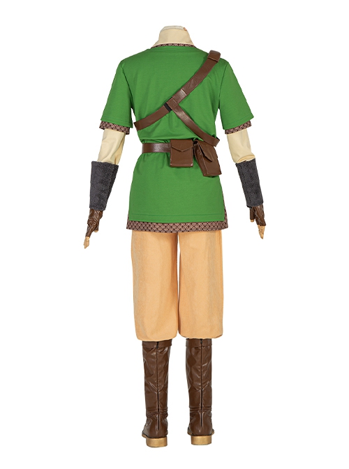 The Legend Of Zelda Skyward Sword Halloween Cosplay Link Costume Full Set Without Shoes