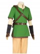 The Legend Of Zelda Skyward Sword Halloween Cosplay Link Costume Green Short Sleeve T-shirt